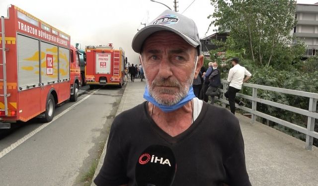 Trabzon’da AVM yangının ilk çıktığı andaki görgü tanığı: "Sanki savaşta bomba atılır gibi patlama sesi duydum"