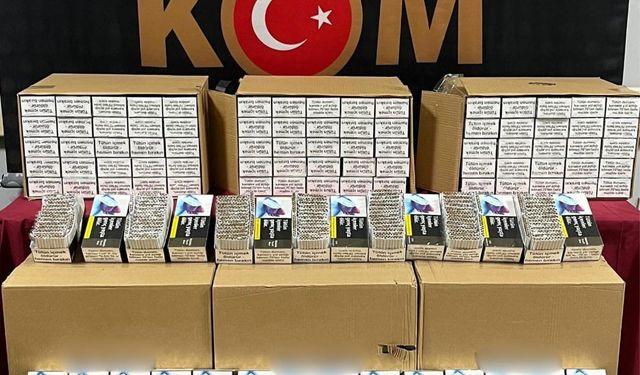 Yozgat’ta 202 bin kaçak makaron ele geçirildi