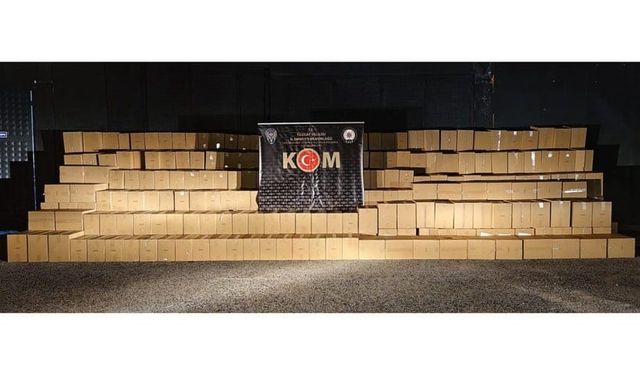 Yozgat’ta 6 milyon 800 bin makaron ele geçirildi