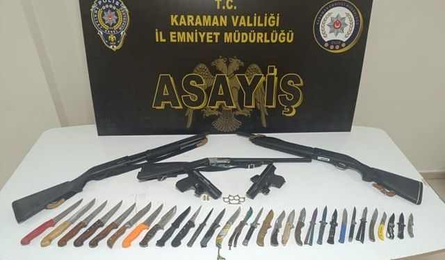 Karaman’da aranan 12 kişi tutuklandı