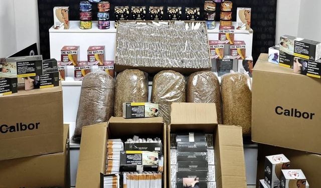 Kırşehir’de kaçak tütün operasyonu: Binlerce makaron ve kaçak ürün ele geçirildi