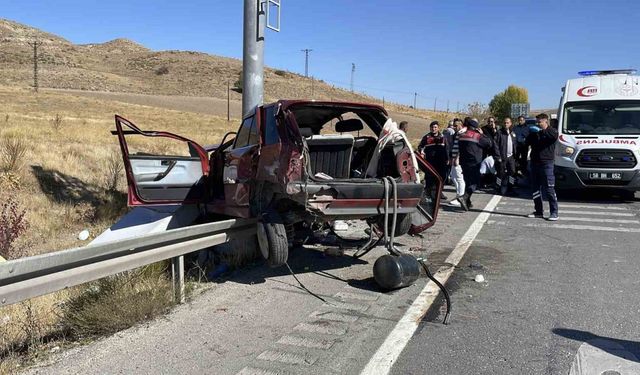 LPG tankının yerinden çıktığı kazada 10 kişi yaralandı