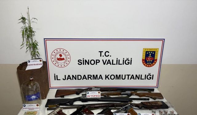 Sinop’ta jandarmadan uyuşturucu operasyonu: 2 gözaltı