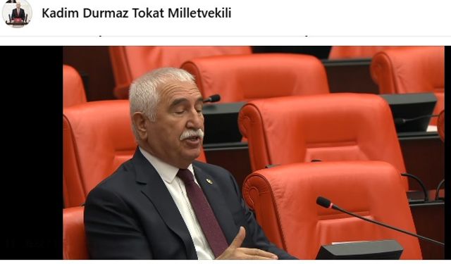 Tokat Milletvekili Durmaz TBMM’de Tokat’a TDİOSB için konuştu