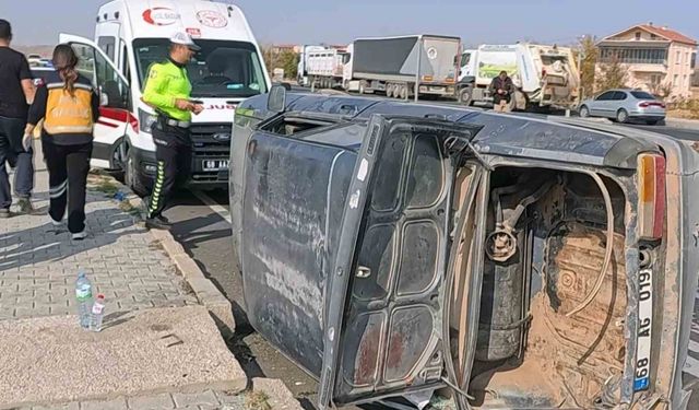 Aksaray’da tır ile otomobil çarpıştı: 3 yaralı