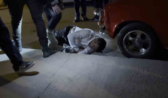 Aksaray'da yol ortasında palalı saldırı: 1 ağır yaralı