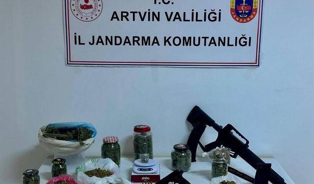 Artvin’de uyuşturucu operasyonu