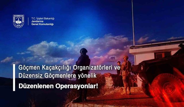 Göçmen kaçakçılarına operasyon: 47 tutuklu