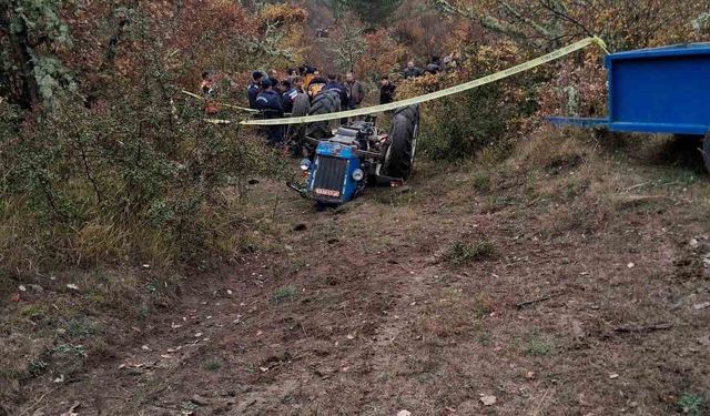 Kastamonu’da devrilen traktörün sürücüsü hayatını kaybetti