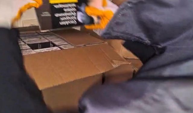 Kayseri'de 49 bin 200 adet kaçak makaron ele geçirildi: 1 gözaltı