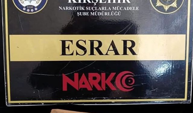 Kırşehir’de narkotik operasyonu: 10 şüpheliye işlem başlatıldı