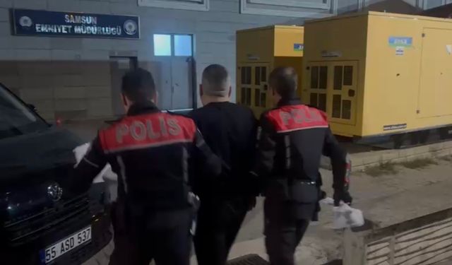 Samsun'da aranan hükümlü yakalandı