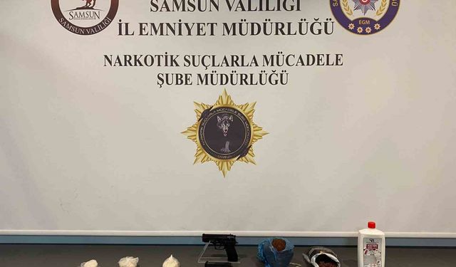 Samsun'da çatı katına uyuşturucu operasyonu: 1 gözaltı