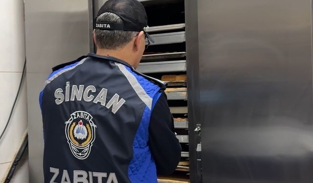 Sincan'da zabıtadan gıda işletmelerine sıkı denetim