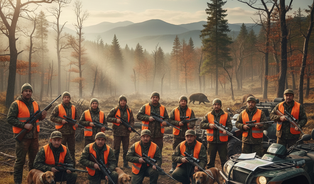 Tokat'ta İngiliz Avcılara Yaban Domuzu İzni! Av 7 Gün Sürecek