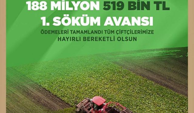 Kayseri Şeker’den Çiftçilere 188 Milyon TL Avans Desteği