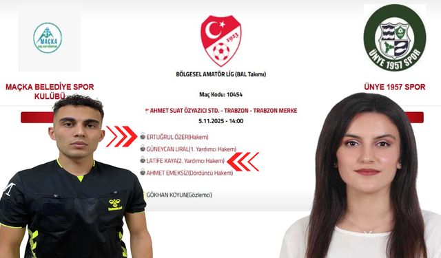 TFF’den Tokatlı Hakemlerimiz Özer ve Kaya’ya Görev