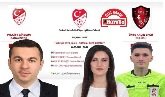 Süper Lig’de Tokatlı Hakemler Görevde