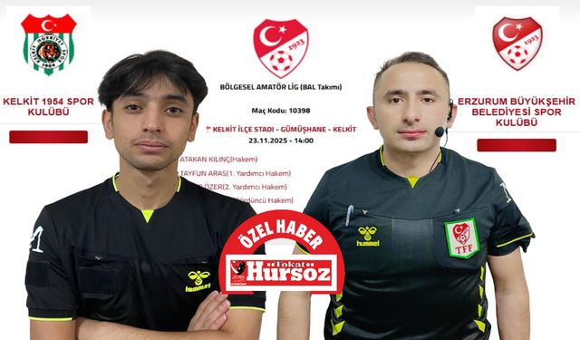 Tokatlı Hakemler Bölgesel Amatör Lig'de Görev Alacak