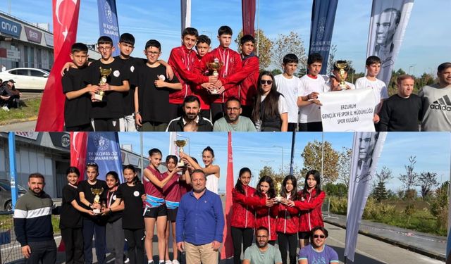 Tokatlı Genç Atletlerden Trabzon'da Çifte Şampiyonluk