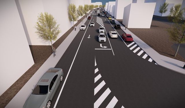 Erbaa'da Rauf Denktaş Bulvarı'na "Modern Avrupa Tarzı" Dokunuş