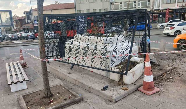 Ankara'da sürekli trafik kazalarının yaşandığı türbede yine kaza oldu
