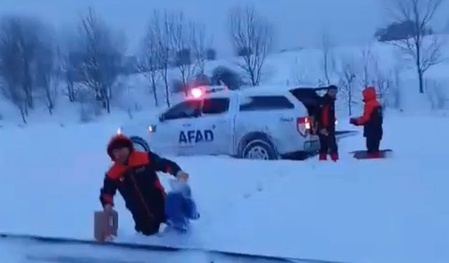 Bolu'da Gerede-Samsun yolu çift şeritten ulaşıma kapalı