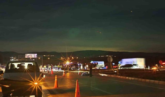 Bolu'da minibüsle motosiklet çarpıştı: 1 ölü, 1 yaralı