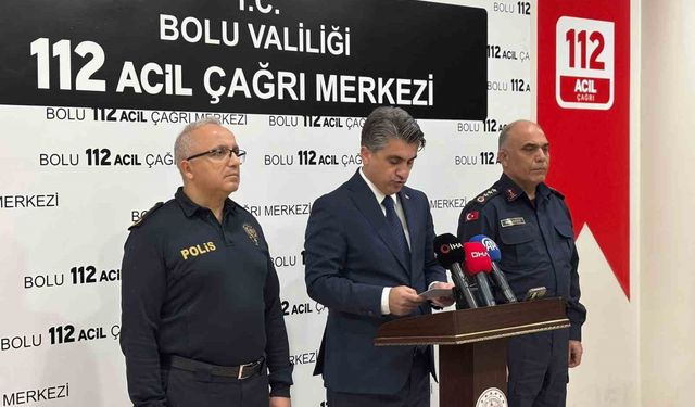 Bolu'da yılbaşında 2 bin 778 personel sahada