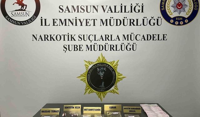 Çarşamba'da uyuşturucu operasyonu: 1 tutuklama