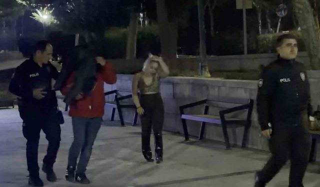 Genç kadına şiddet ihbarı polisi alarma geçirdi