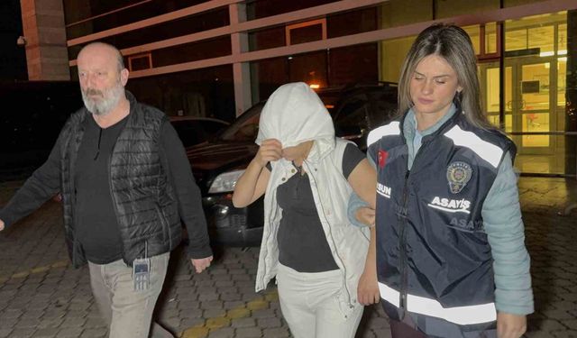 Girdiği evden altın ve para çalan kadın tutuklandı