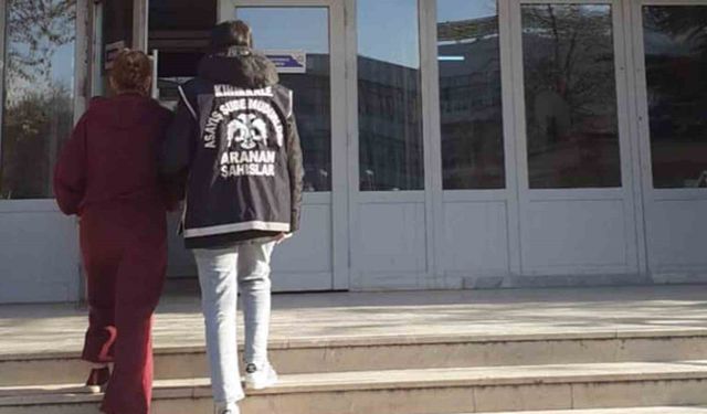 Kırıkkale'de 18 yıl 10 ay hapis cezası bulunan firari kadın yakalandı