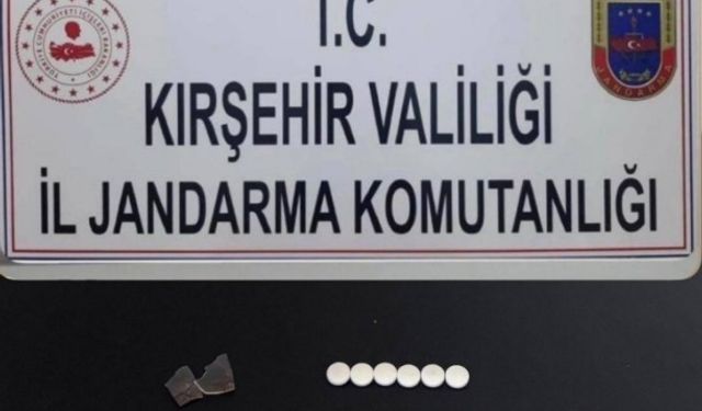 Kırşehir'de uyuşturucu operasyonu: 1 şüpheli yakalandı