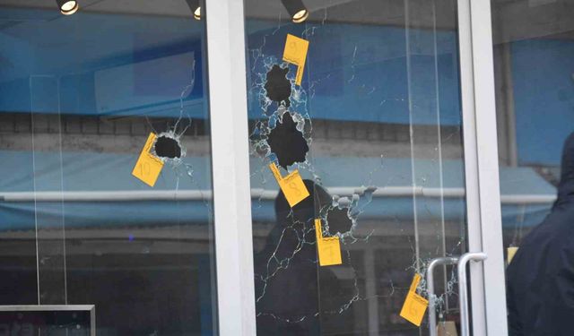 Ordu'da iş yerine uzun namlulu silahla saldırı: O anlar güvenlik kamerasında