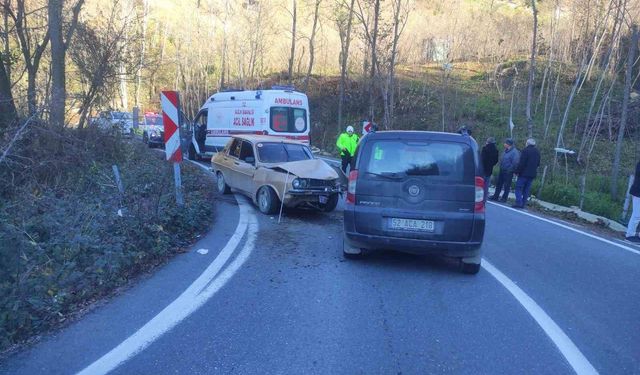 Ordu'da trafik kazası: 3 yaralı