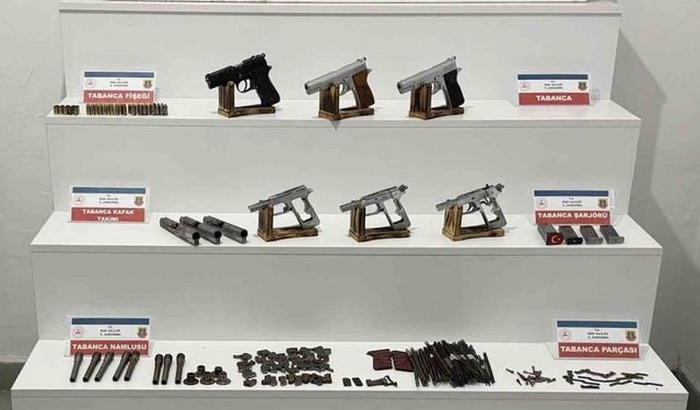 Rize'de silah atölyesine baskın