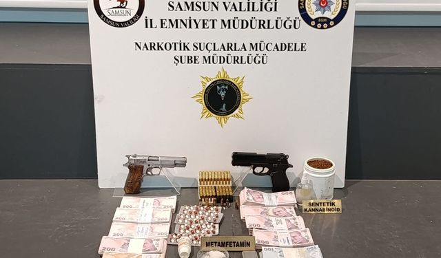 Samsun'da uyuşturucu ticaretine darbe: 7 şüpheli yakalandı