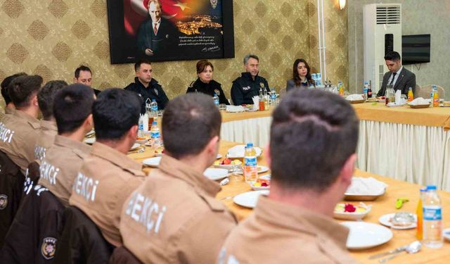 Sinop'ta bekçilerle kent güvenliği değerlendirildi