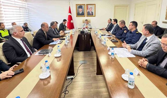 Sinop'ta kış mevsimi trafik tedbirleri toplantısı