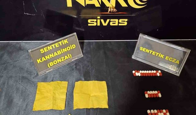 Sivas'ta uyuşturucu operasyonu: 3 kişi tutuklandı