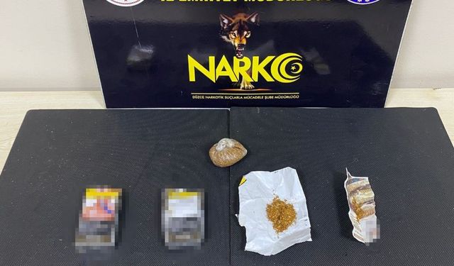 Uyuşturucu taciri köydeki evinde suçüstü yakalandı