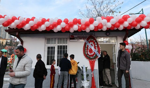 Tokat'ta Muhtarlık Binası Modern Yüzüyle Hizmette