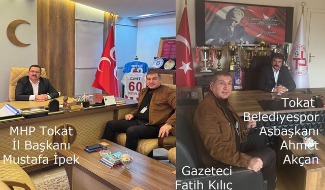 TOKAT’TA FUTBOL VE TOKAT BELEDİYESPOR ÜZERİNE SOHBET