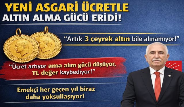 CHP'li Vekil, Rakamlarla Alım Gücü Erozyonunu Gözler Önüne Serdi