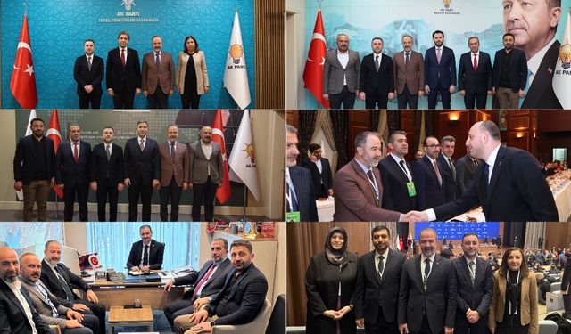AK Parti Tokat Teşkilatı’ndan Ankara’da Yoğun İstişare Mesaisi