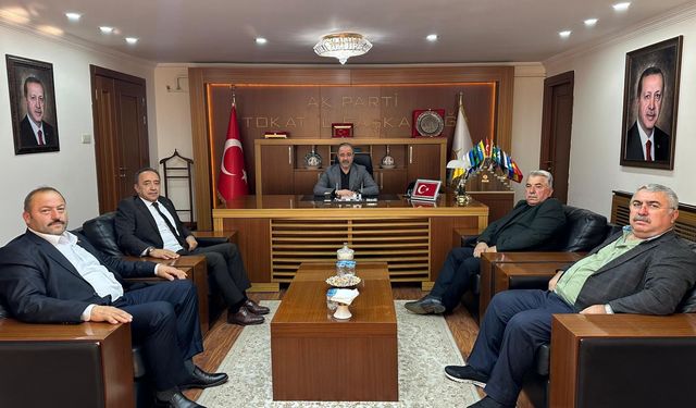 AK Parti İl Başkanlığı'na Oda Başkan Adayından Ziyaret
