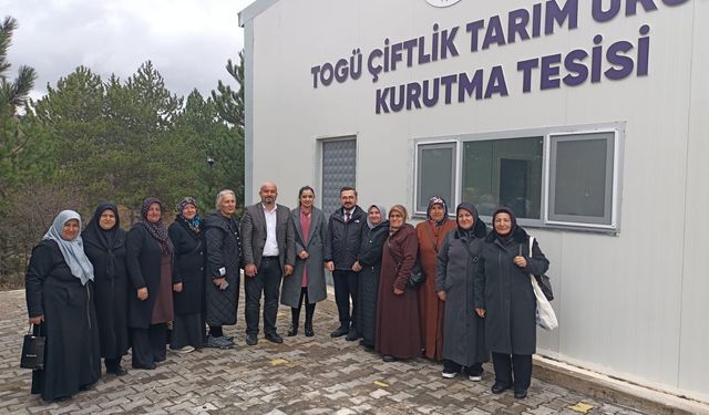 ERZAK Kadın Kooperatifleri Üyeleri TOGÜ Kurutma Serasını Ziyaret Etti