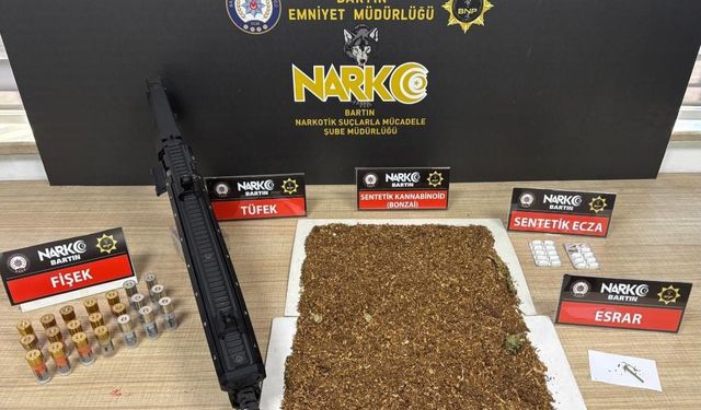 Bartın'da uyuşturucu operasyonu: 6 gözaltı