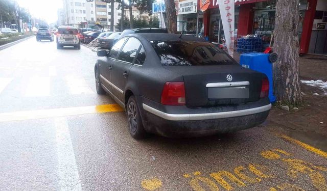 Bolu'da yaya geçidi ve kaldırım işgaline ceza